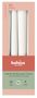 Bolsius Essentials Tapered Candles 245 x 24mm- Box 8 - Cloudy White