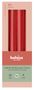 Bolsius Essentials Tapered Candles 245 x 24mm- Box 8 -Delicate Red