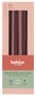 Bolsius Essentials Tapered Candles 245 x 24mm- Box 8 - Velvet Red 