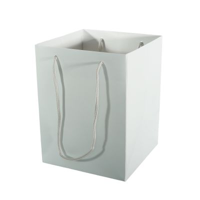 Hand Tie Bag 19x25cm - Pearlised Grey