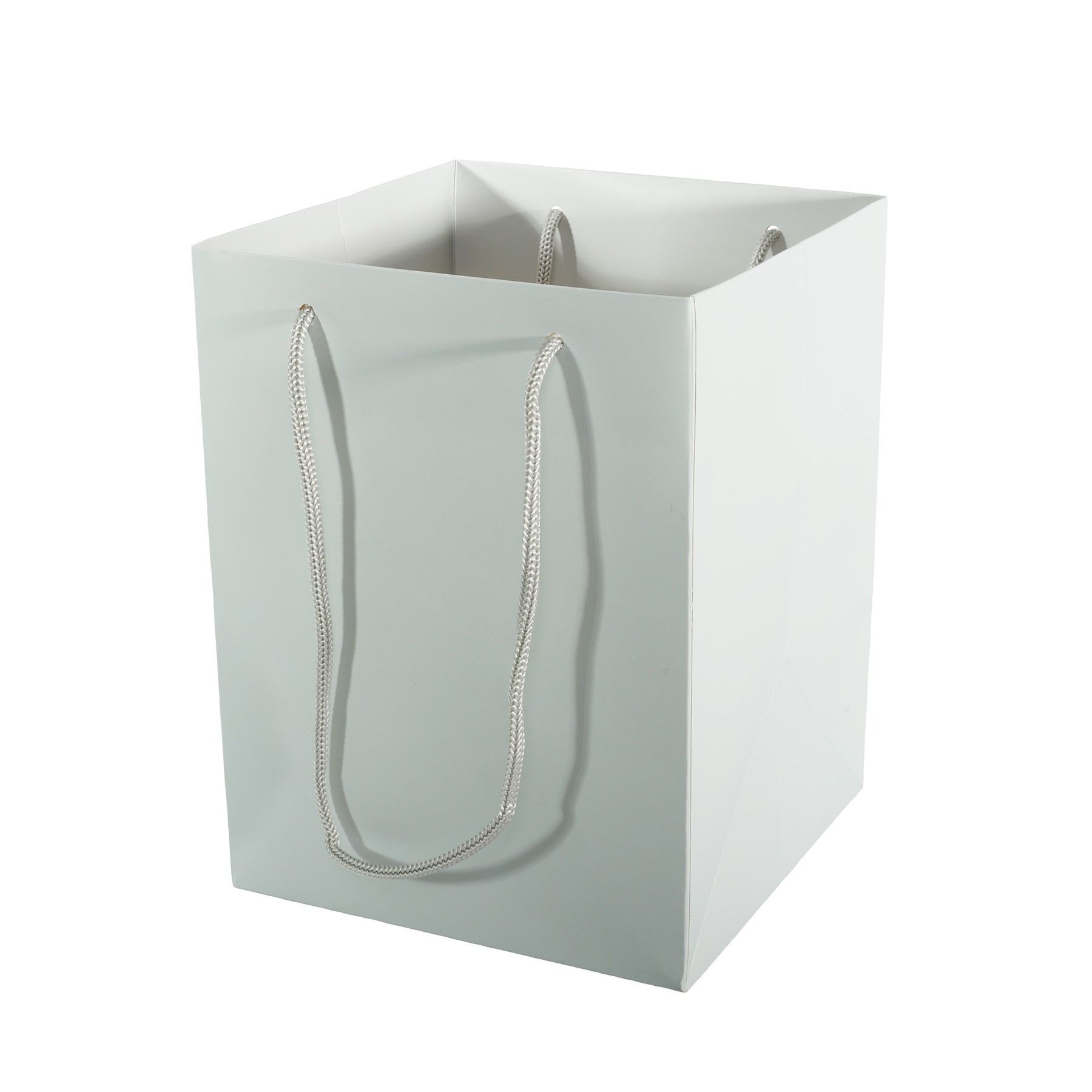 Hand Tie Bag 19x25cm - Pearlised Grey