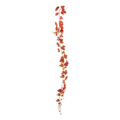 Maple Ivy Garland - Orange - 180cm - 86 Lvs