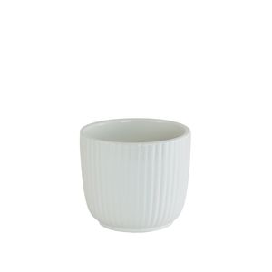 Ceramic Ribbed White