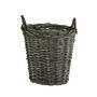 Wicker Basket with small handle + liner 23cm