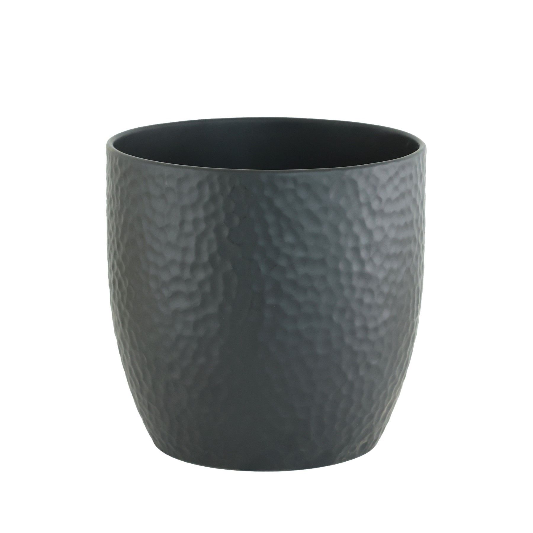Black Dimple Planter 18cm