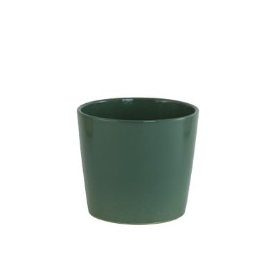 Olive Green Ceramic pot 12cm