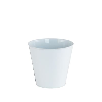 Zinc White Planter 13cm