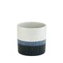 White/blue/navy ceramic 12cm