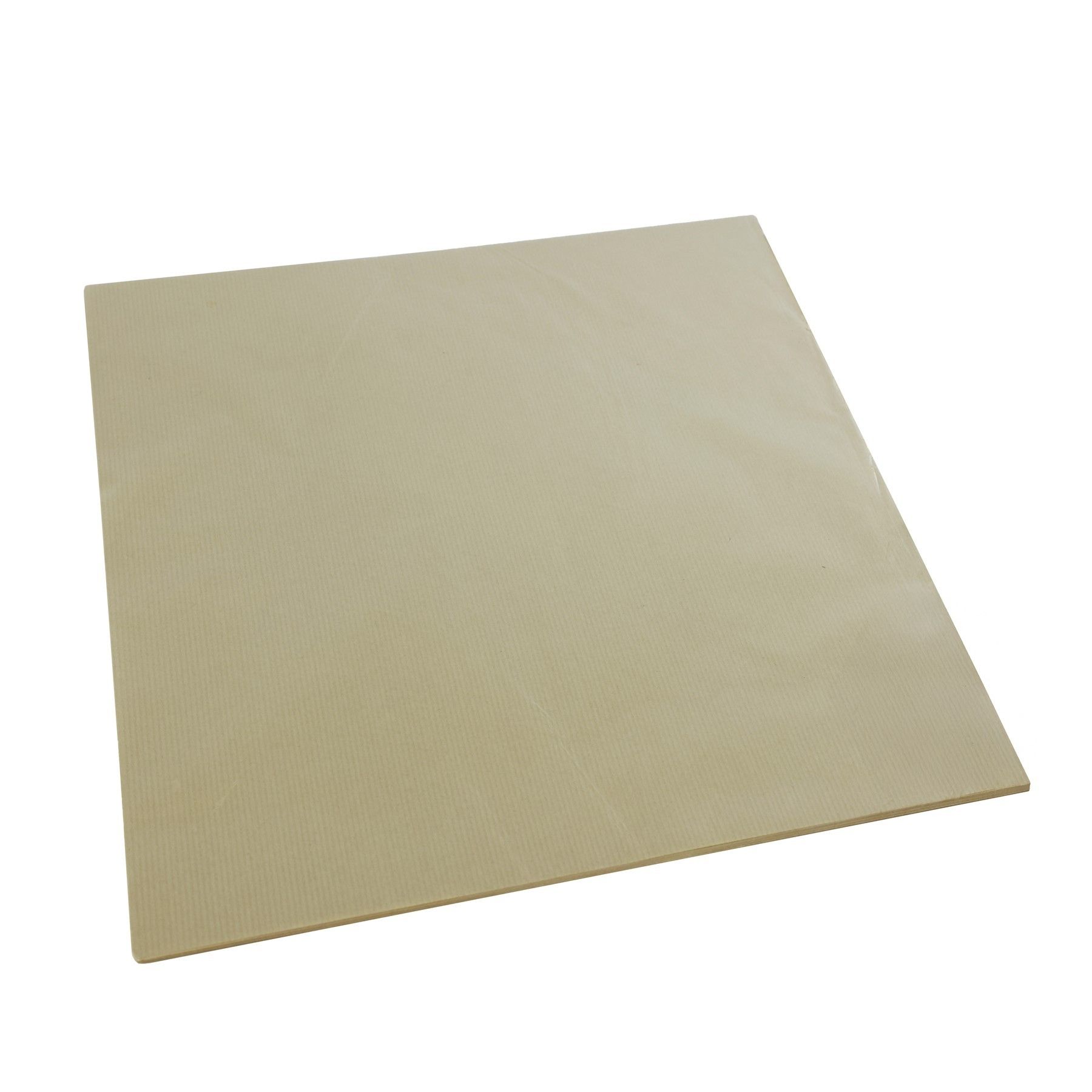 Ribbed kraft sheet 40x30cm natural