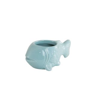 Light Blue Fish Ceramic 