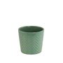 Gloss Sage Green Ceramic Block Pattern 10cm 