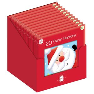 Christmas Santa Napkins (pk20)