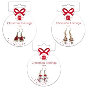 Christmas Dangly Earrings (3 Designs)