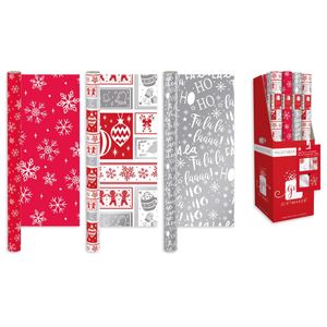 Christmas Wrap Red & White (50_4m)
