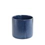 Navy spotty ceramic 12cm