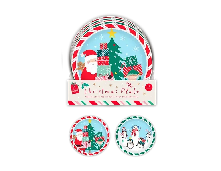 Kids Christmas Plates 
