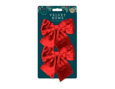Red Velvet Bows 