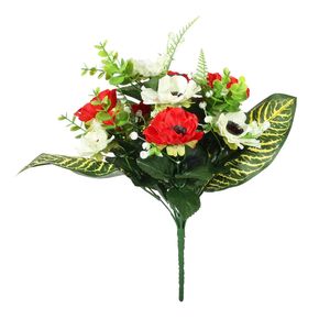 Pembroke Satin Anemones x 9 stems - Red