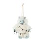 Felt Yeti with String Lights Hanging Decoration - H14cm