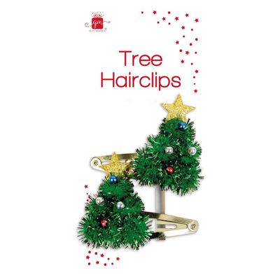 Christmas Tree Hair Clips