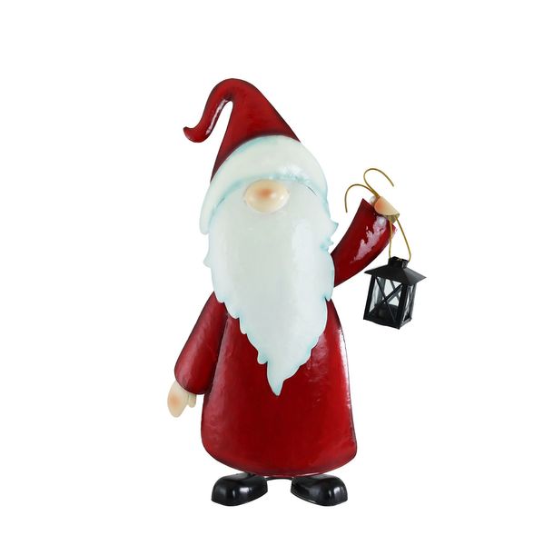 Santa with Lantern - H60 x 35cm