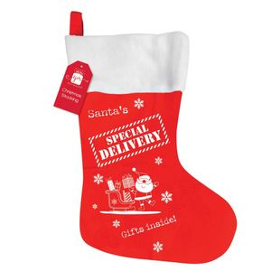 Santas Special Delivery Christmas Stocking