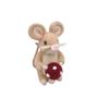 Mouse holding a Toadstool - H15cm
