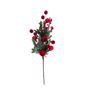 Pine Spray with Red Balls & Berries - H65cm