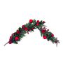 Pine Garland with Red Balls & Berries - 120cm