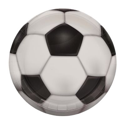 Football Paper Plates - 9 Inch - 8pk