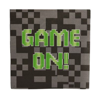 Game On Paper Napkins - 20pk