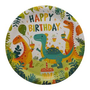 Dino Paper Plates - 9 Inch - 8pk