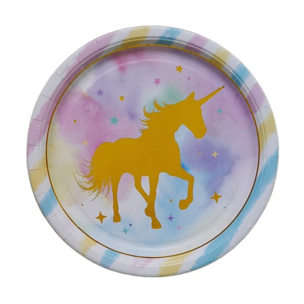 Unicorn Paper Plates - 9 Inch - 8pk