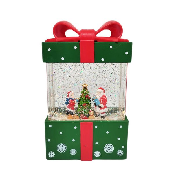 Christmas Gift Snow Globe - H19cm