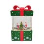 Christmas Gift Snow Globe - H19cm
