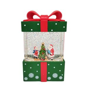 Christmas Gift Snow Globe - H19cm
