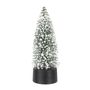 Pine Tree with White Berries Decoration - 30cm