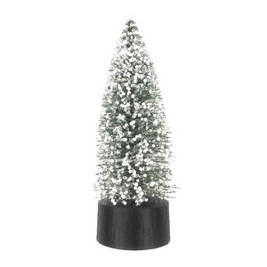 Pine Tree with White Berries Decoration - 30cm