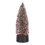 Pine Tree with Red Berries Decoration - 30cm