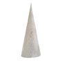 Beaded Cone Tree -White - 61cm