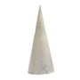 Beaded Cone  Tree - White - 45cm