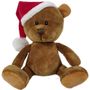 Brown Baby Bundles Bear with Santa Hat