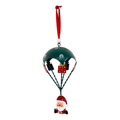 Santa with Parachute Hanging Decoration 