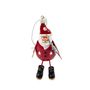 Santa with Tree Hanging Decoration - Red