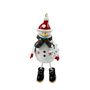 Happy Snowman Hanging Decoration - White