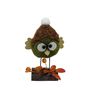 Little Owl on a Stump- H14.5cm