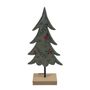 Felt Tree on Wooden Base - Green - H30cm
