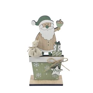 Wooden Santa /Chimney Ornament - H18cm