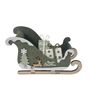 Felt Sleigh with Gifts Ornament - H14 X 22.5Cm