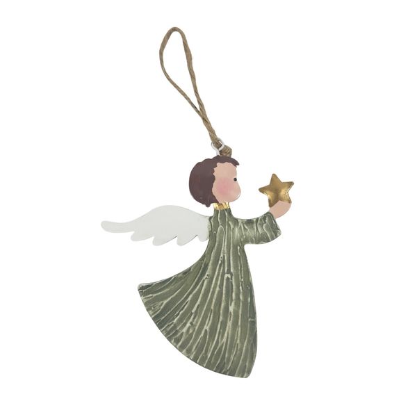 Angel with Star Hanging Decoration